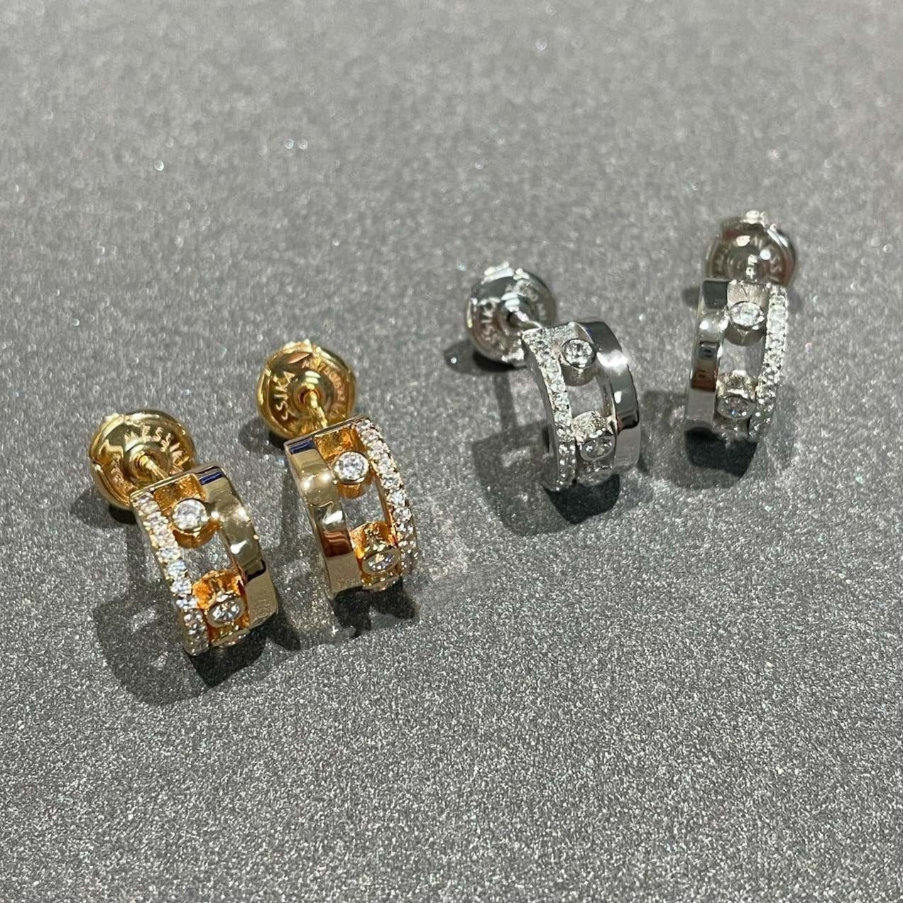 [ECHO]MOVE ROMANE EARRINGS DIAMOND