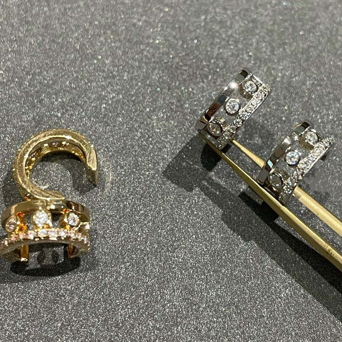 [ECHO]MOVE ROMANE EARRINGS DIAMOND