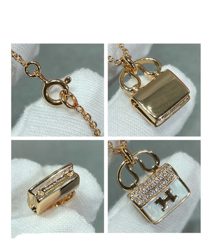 [ECHO ]H CIRCE MOISSANITE PENDANT NECKLACE GOLD