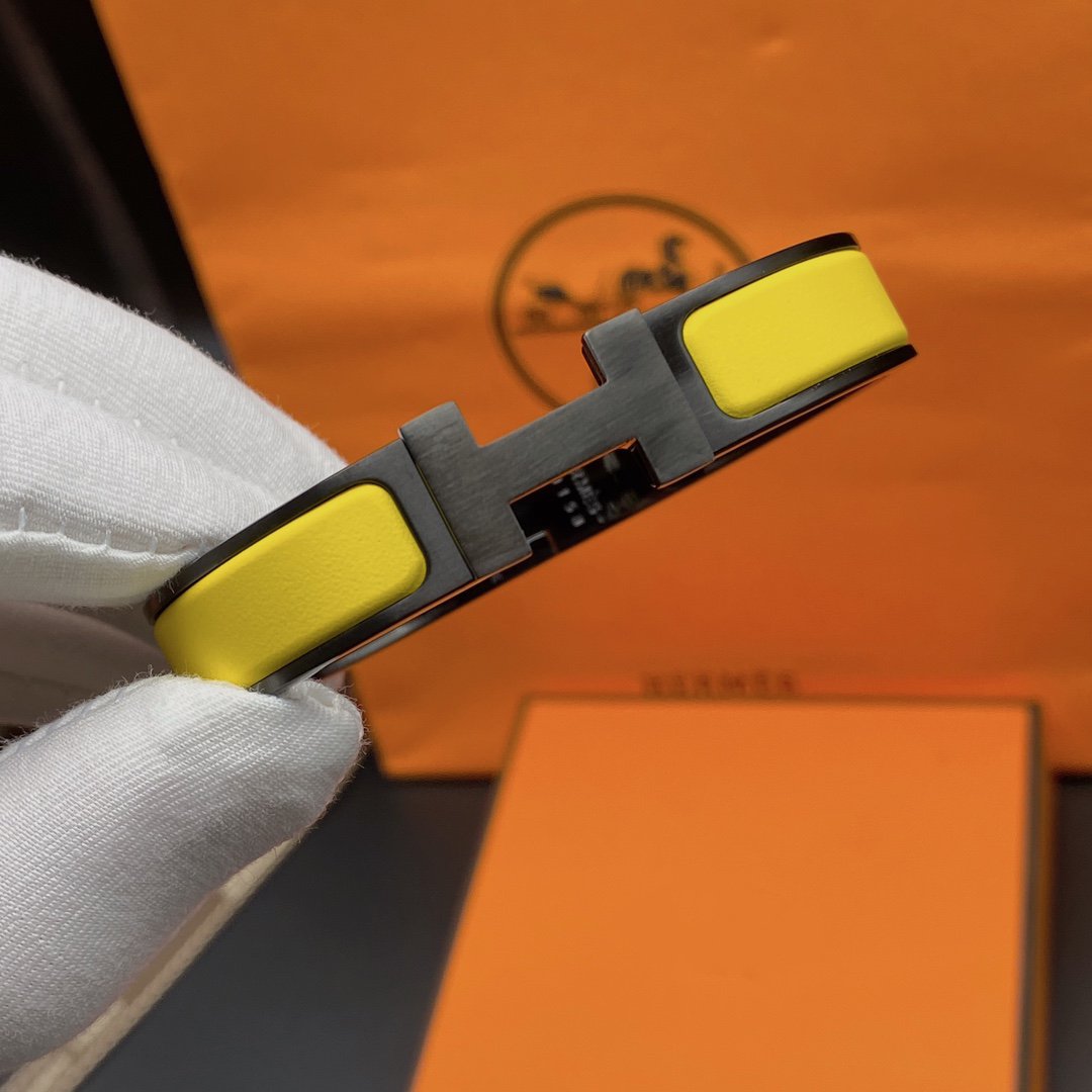 [ECHO ]CLIC HM SO BLACK YELLOW BRACELET