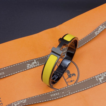 [ECHO ]CLIC HM SO BLACK YELLOW BRACELET