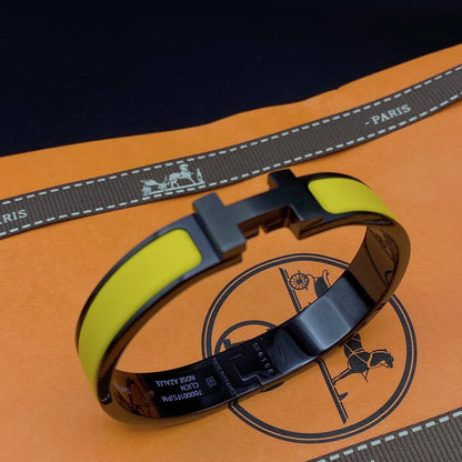 [ECHO ]CLIC HM SO BLACK YELLOW BRACELET
