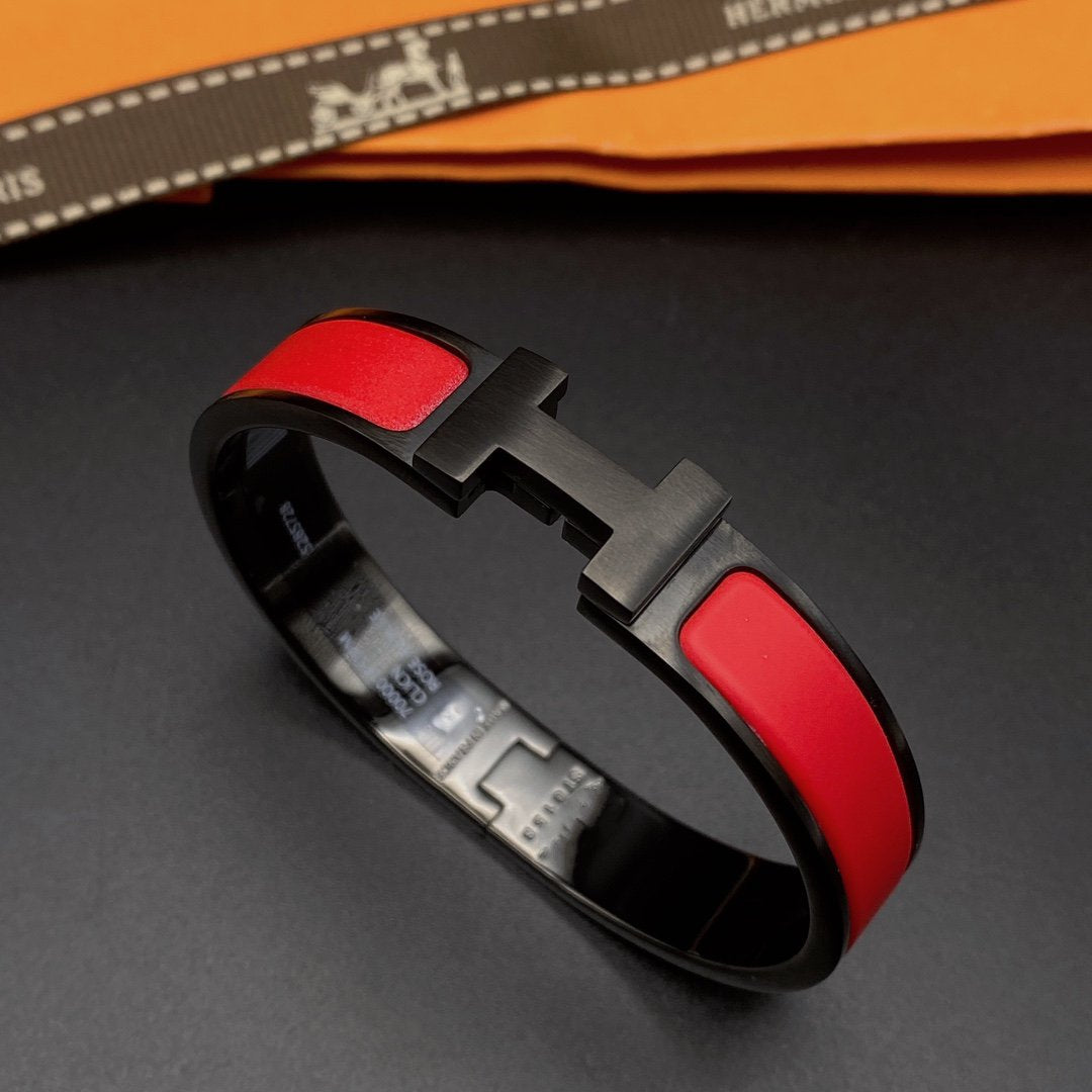 [ECHO ]CLIC HM SO BLACK RED BRACELET