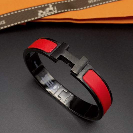 [ECHO ]CLIC HM SO BLACK RED BRACELET