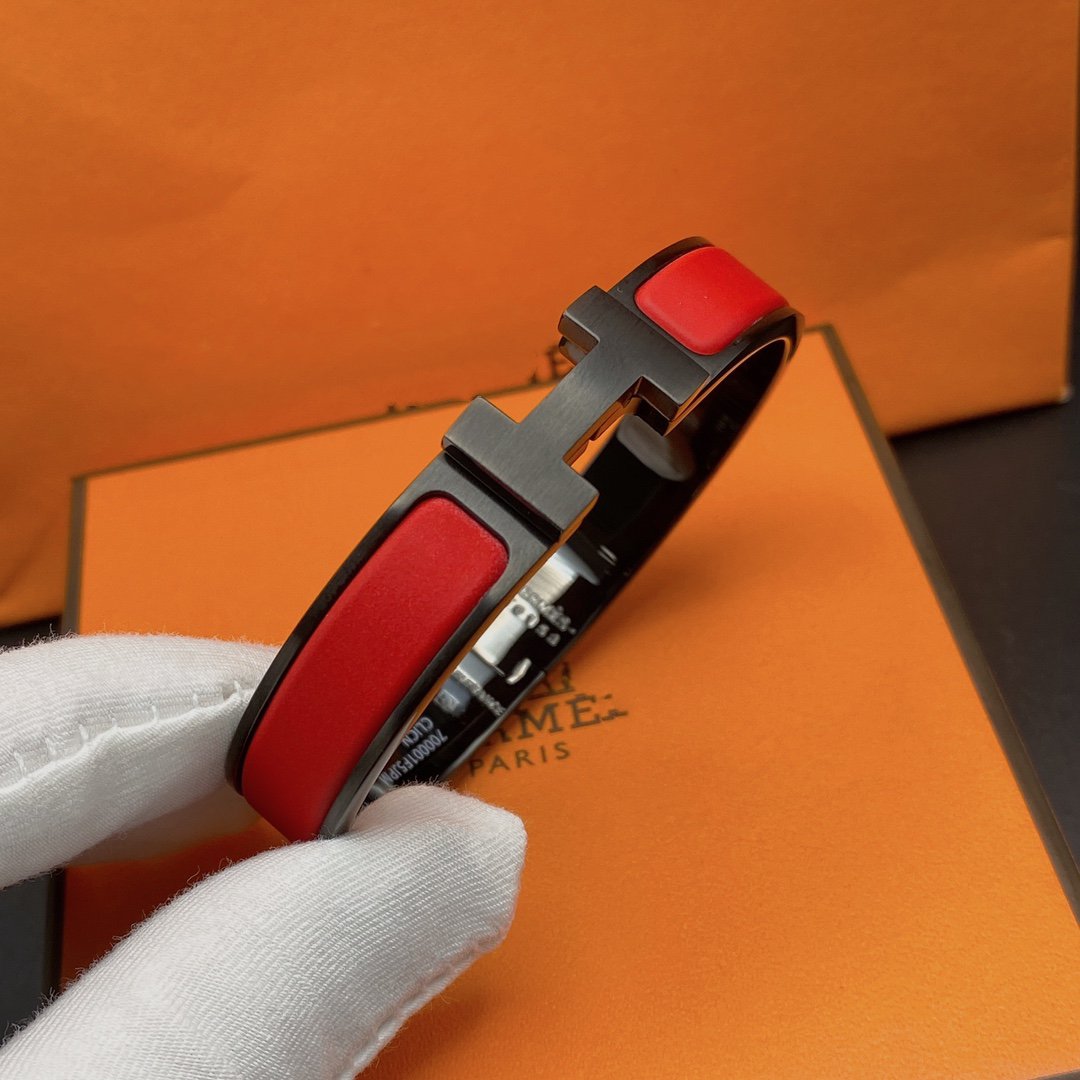 [ECHO ]CLIC HM SO BLACK RED BRACELET