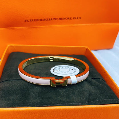 [ECHO ]CLASSIC HM CLIC  PINK 8MM ENAMEL BRACELET