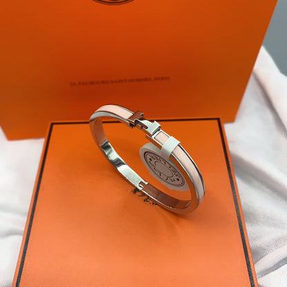 [ECHO ]CLASSIC HM CLIC  PINK 8MM ENAMEL BRACELET