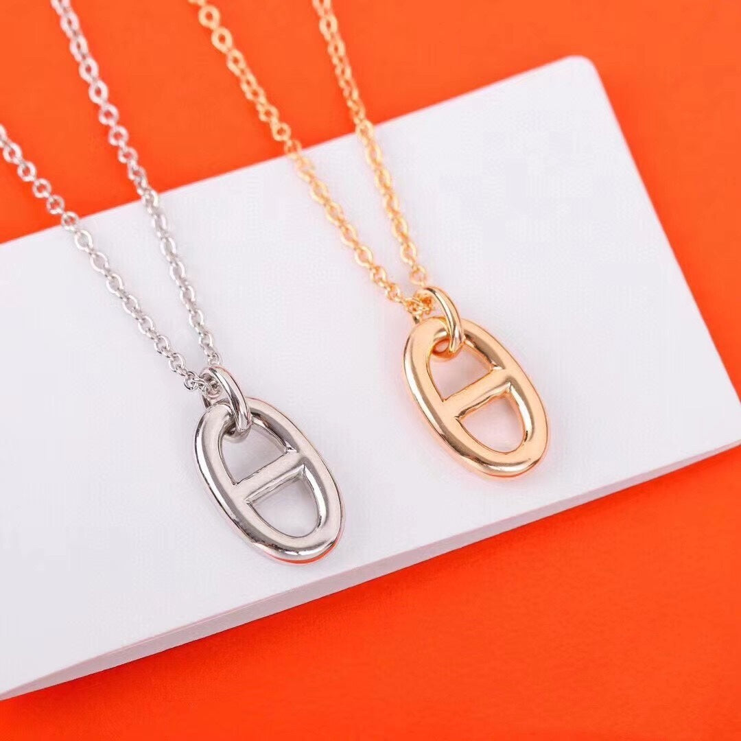 [ECHO ]HM PIG NOSE NECKLACE