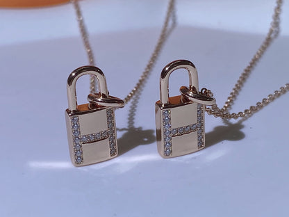 [ECHO ]HM ADVANCED NICHE LOCK HEAD NECKLACE DIAMONDS