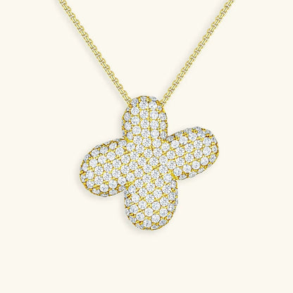 [Echo Fine]Bubble Initial Diamond Necklace