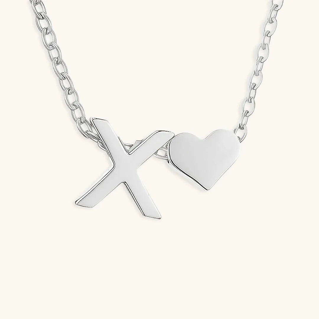 [Echo Fine]Ria Initial Letter Gold Necklace