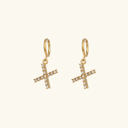[Echo Fine]Wilhemina Initial Letter Earrings