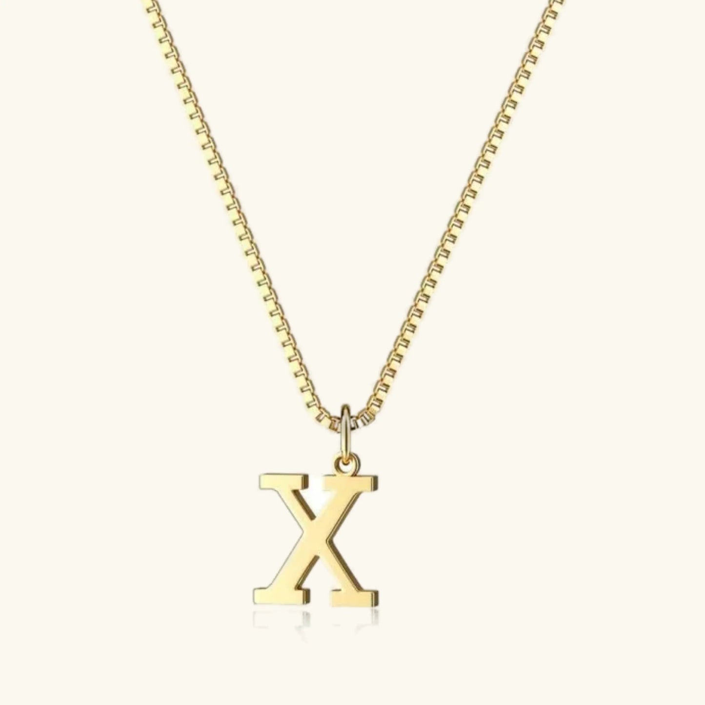 [Echo Fine]Therese Letter Initial Gold Necklace