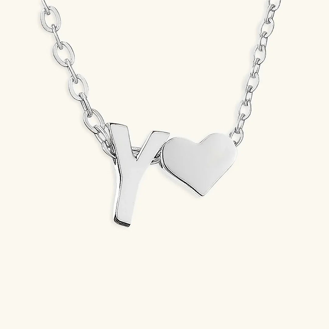 [Echo Fine]Ria Initial Letter Gold Necklace