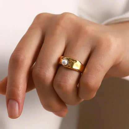 [Echo Fine]Cerulia Freshwater Pearl Ring