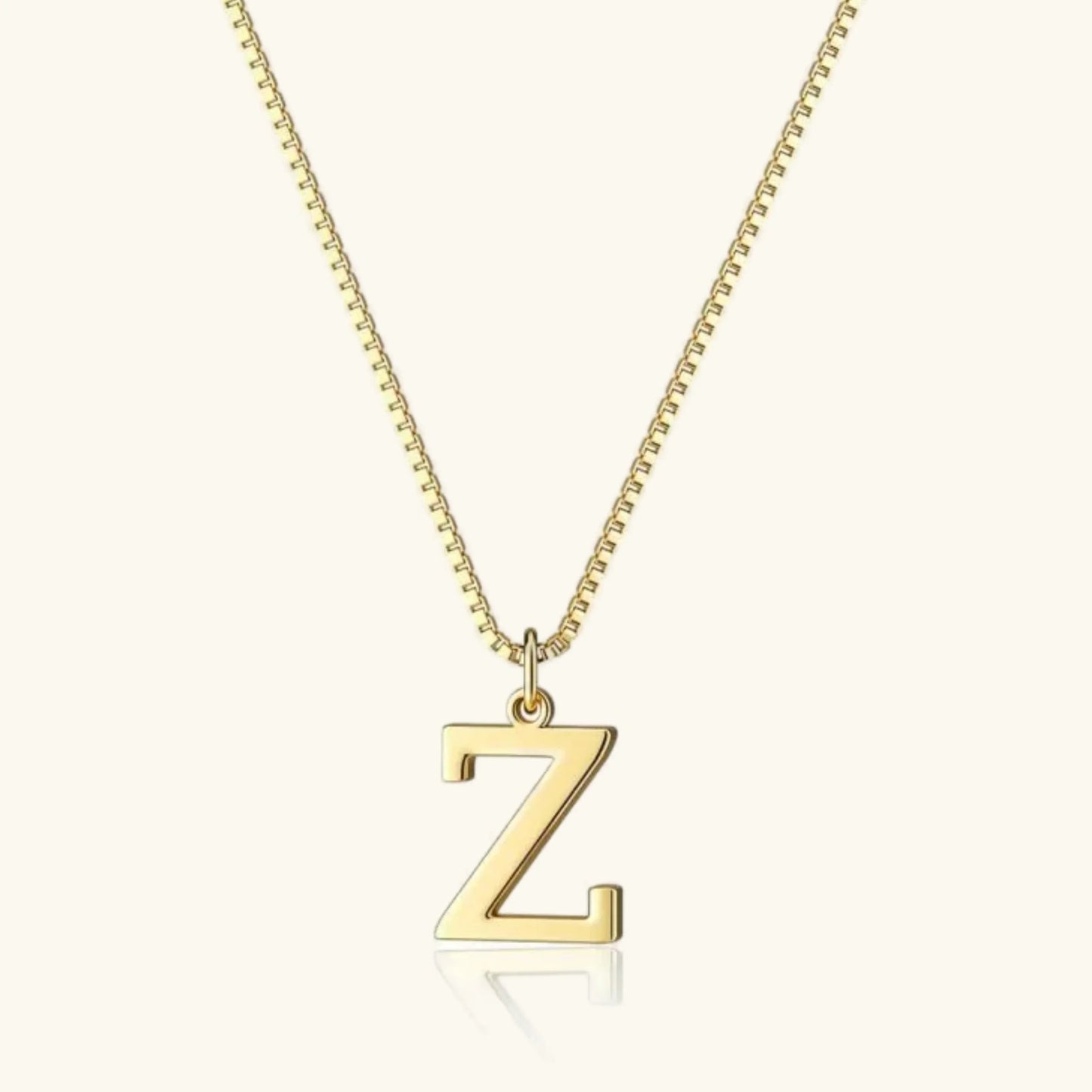 [Echo Fine]Therese Letter Initial Gold Necklace