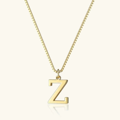 [Echo Fine]Therese Letter Initial Gold Necklace