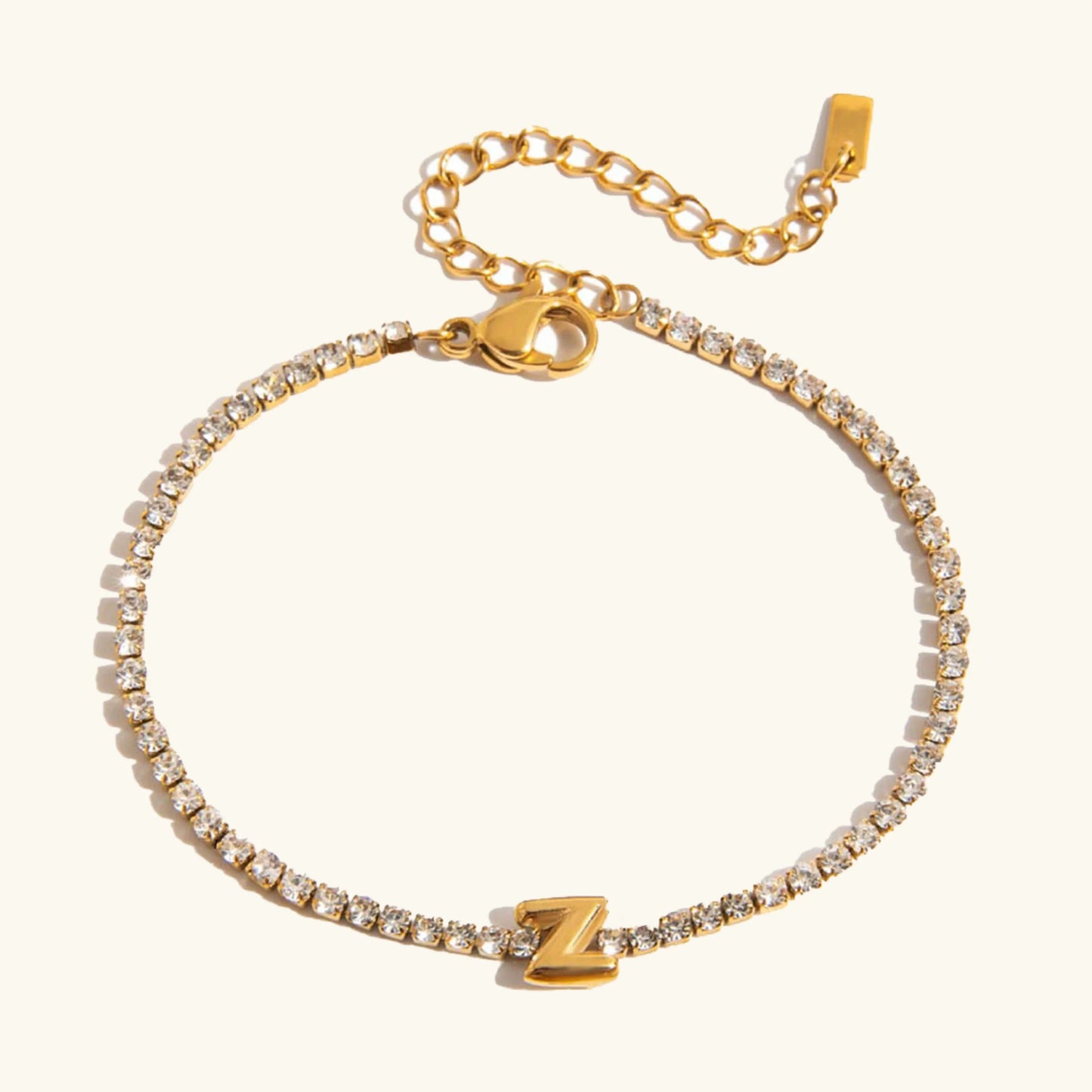 [Echo Fine]Avaria Bubble Letter Tennis Bracelet
