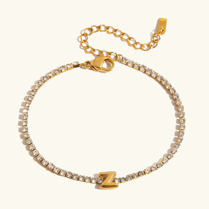 [Echo Fine]Avaria Bubble Letter Tennis Bracelet