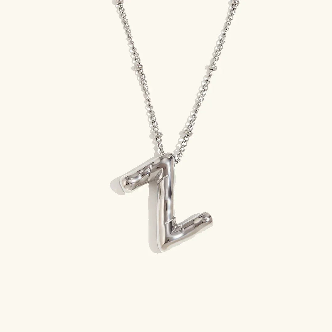 [Echo Fine]Balloon Gold Initial Necklace
