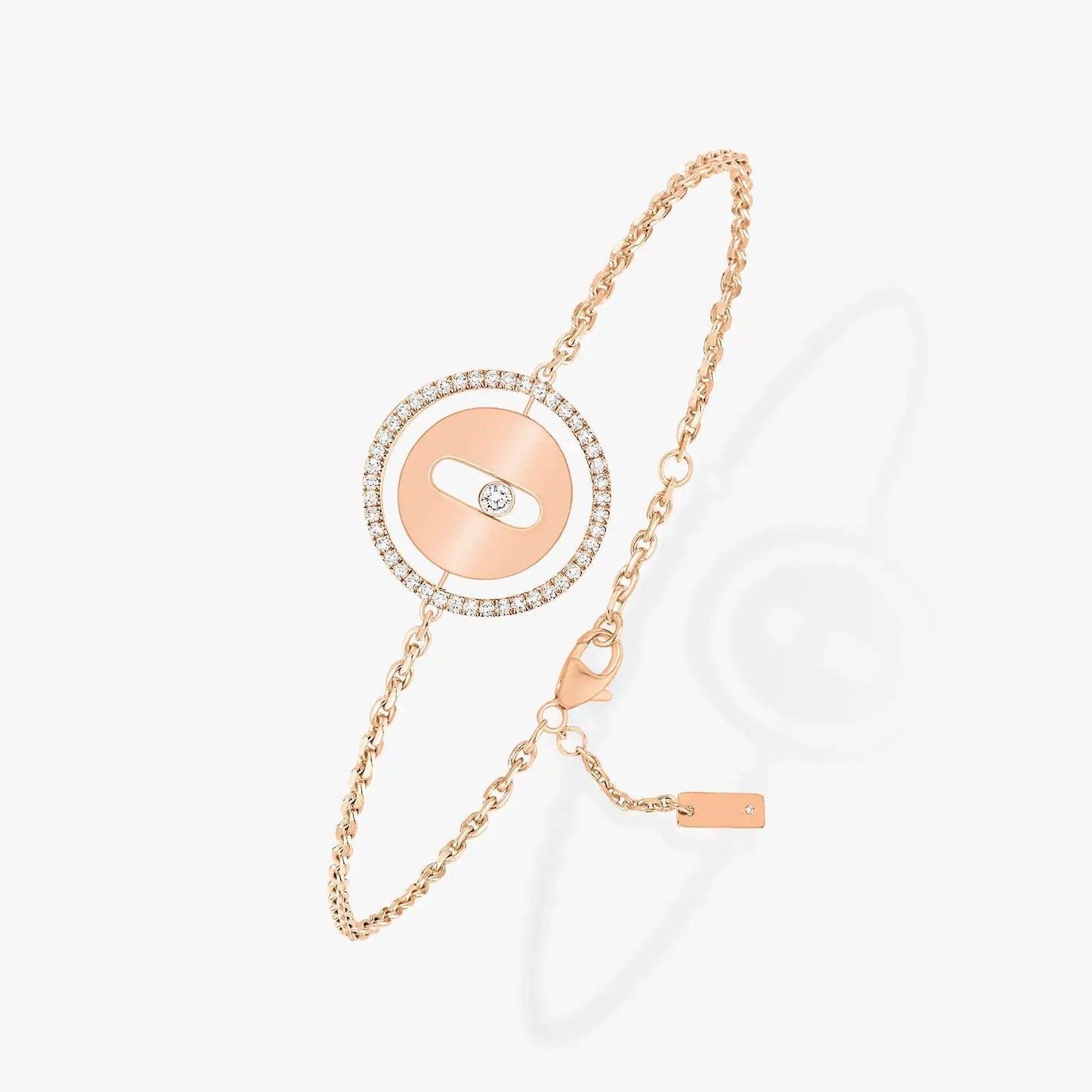 [ECHO]LUCKY MOVE PAVED DIAMOND BRACELET