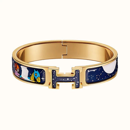 [ECHO ]H STAR AND MOON BRACELET 12MM