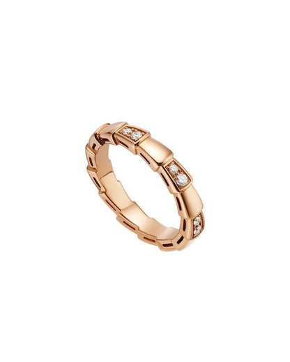 [ECHO ]SERPENTI RING PINK GOLD  3MM