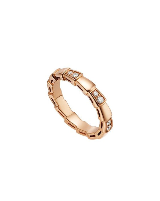[ECHO ]SERPENTI RING PINK GOLD  3MM