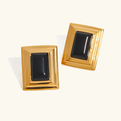 [Echo Fine]Sybil Gold Enamel Earrings