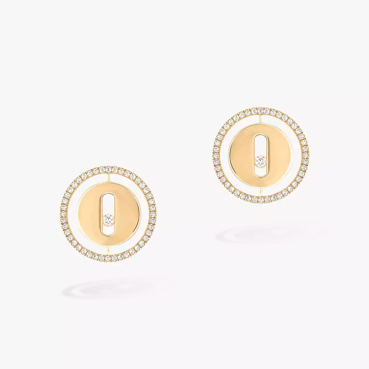 [ECHO]Lucky Move Diamond Earrings