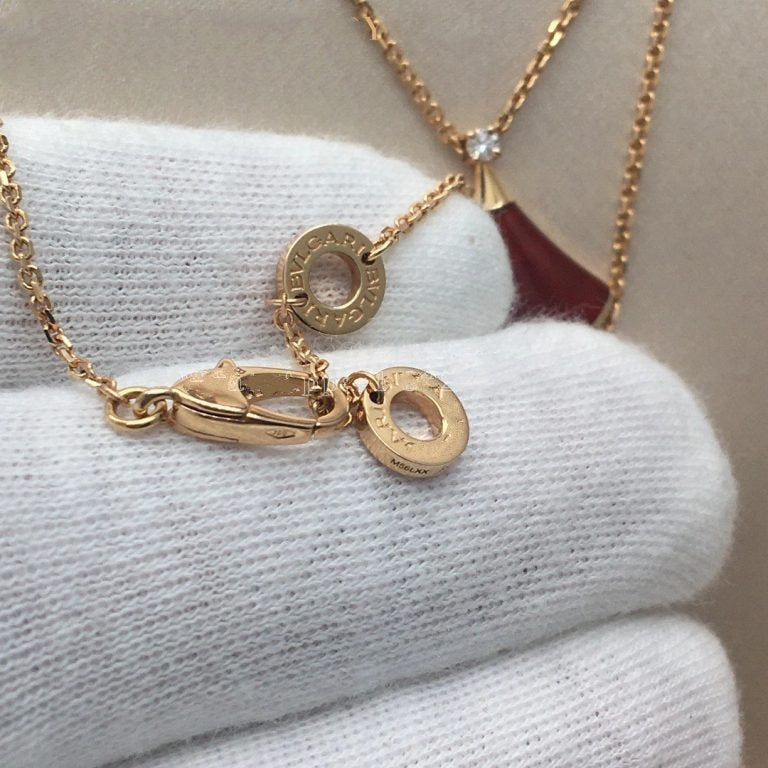 [ECHO ]DREAM NECKLACE CARNELIAN 1 DIAMOND