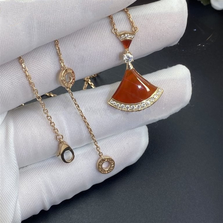 [ECHO ]DREAM NECKLACE CARNELIAN DIAMOND