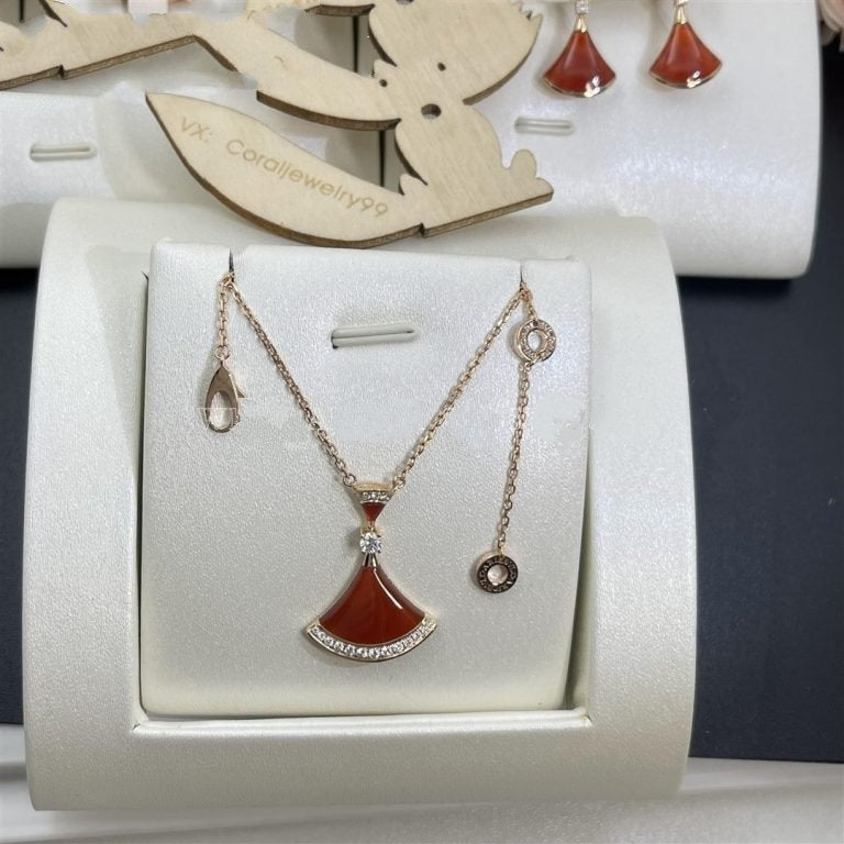 [ECHO ]DREAM NECKLACE CARNELIAN DIAMOND
