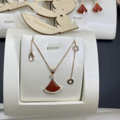 [ECHO ]DREAM NECKLACE CARNELIAN DIAMOND