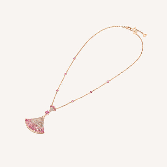 [ECHO ]DREAM NECKLACK DIAMOND PINK GOLD