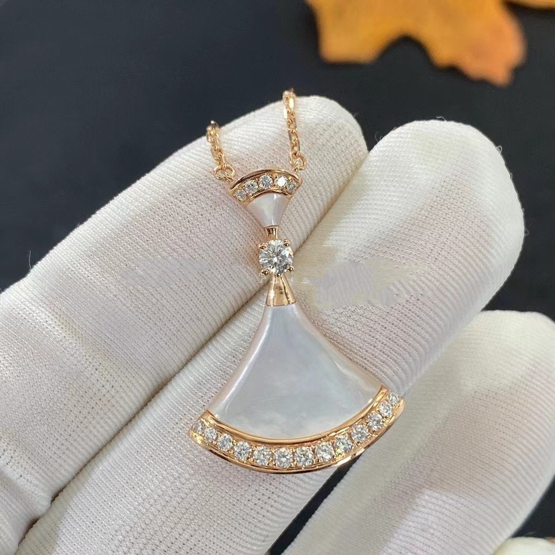 [ECHO ]DREAM NECKLACE MOP PINK GOLD DIAMOND