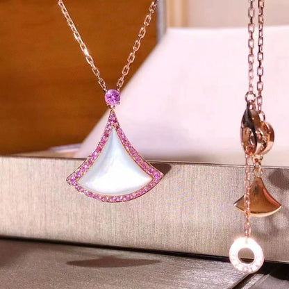[ECHO ]DREAM NECKLACE MOP DIAMOND PINK