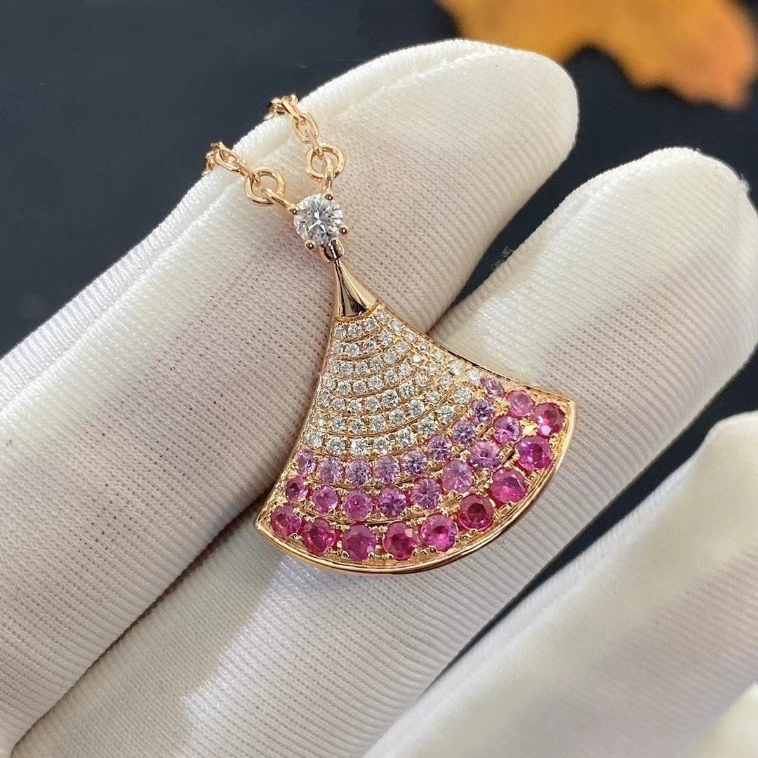 [ECHO ]DREAM NECKLACE PINK GOLD PINK DIAMOND