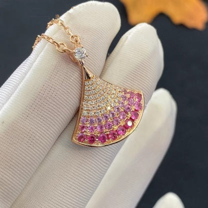 [ECHO ]DREAM NECKLACE PINK GOLD PINK DIAMOND
