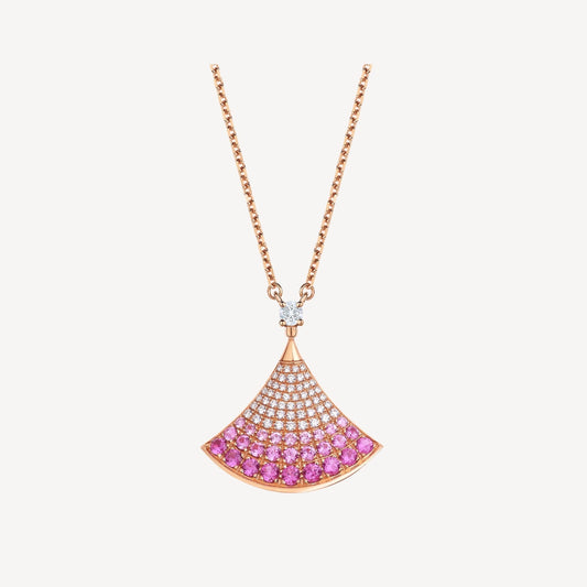 [ECHO ]DREAM NECKLACE PINK GOLD PINK DIAMOND