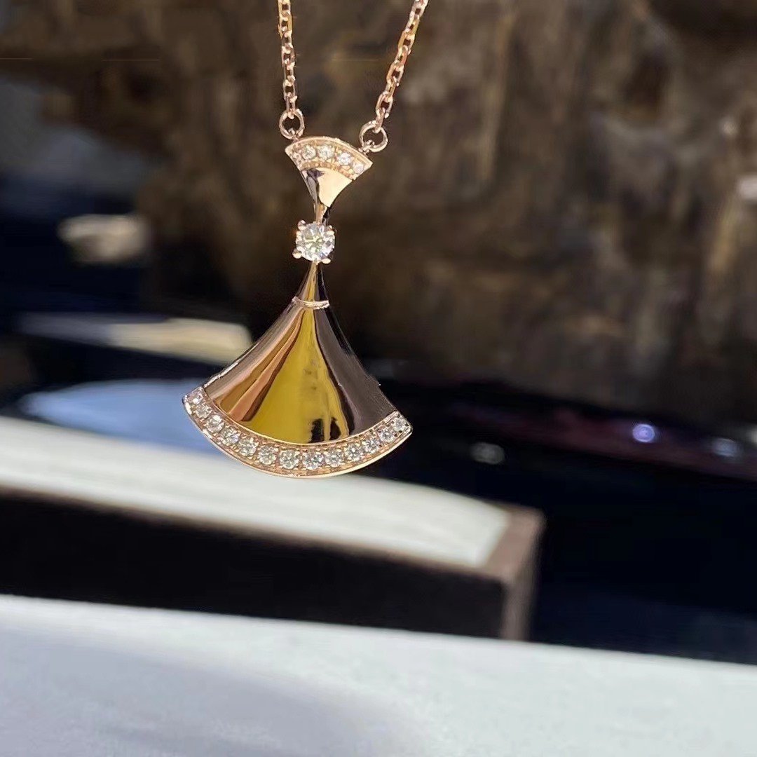 [ECHO ]DREAM NECKLACE PINK GOLD DIAMOND