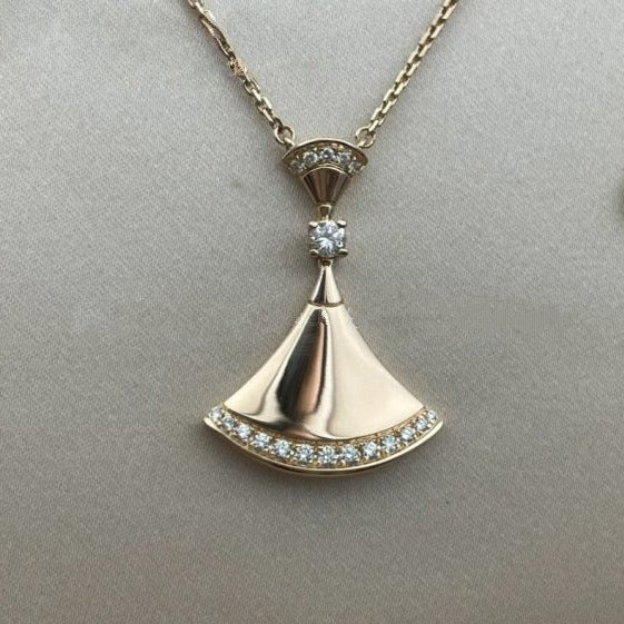 [ECHO ]DREAM NECKLACE PINK GOLD DIAMOND