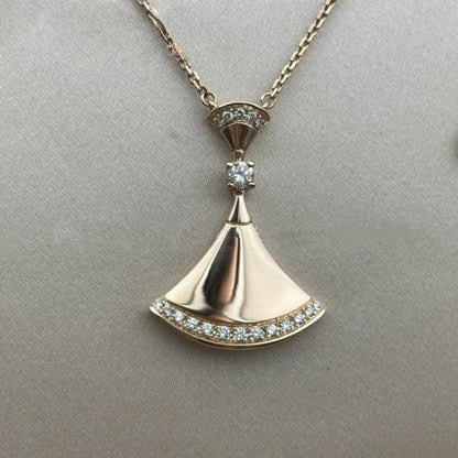 [ECHO ]DREAM NECKLACE PINK GOLD DIAMOND
