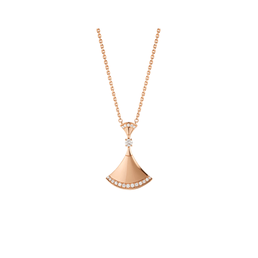 [ECHO ]DREAM NECKLACE PINK GOLD DIAMOND