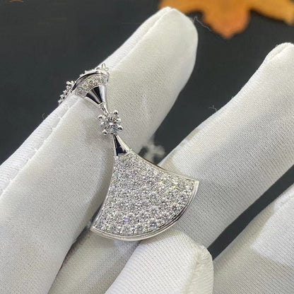[ECHO ]DREAM NECKLACE SILVER FULL DIAMOND