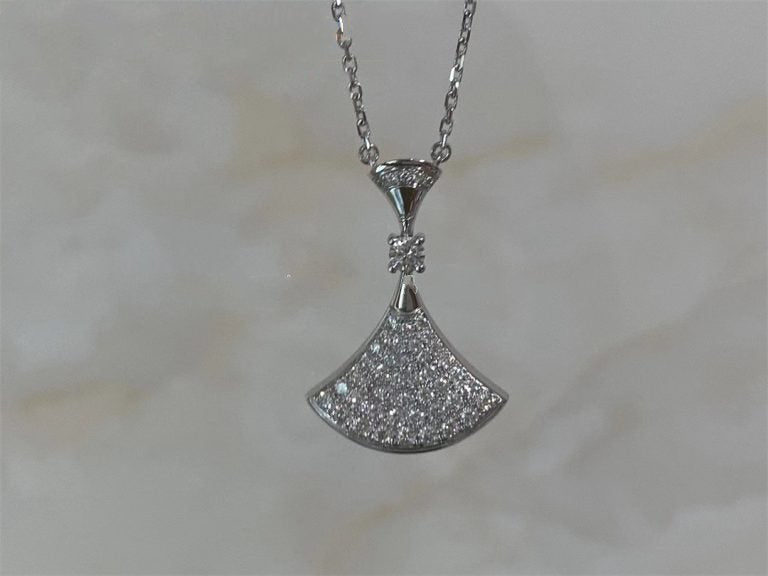 [ECHO ]DREAM NECKLACE SILVER FULL DIAMOND