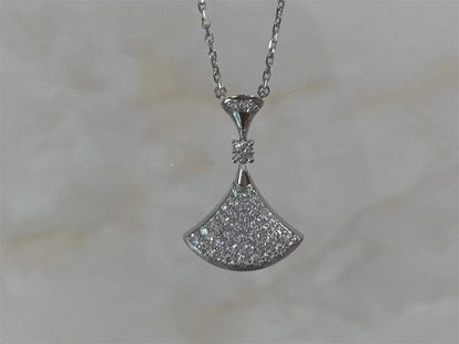 [ECHO ]DREAM NECKLACE SILVER FULL DIAMOND