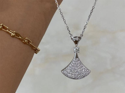 [ECHO ]DREAM NECKLACE SILVER FULL DIAMOND