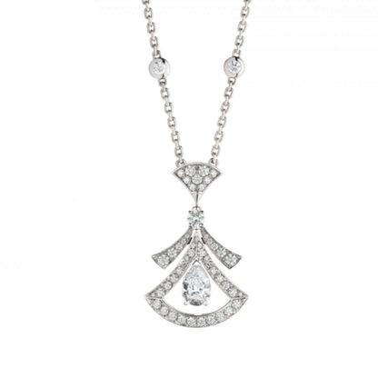 [ECHO ]DREAM NECKLACE WHITE DIAMOND SILVER