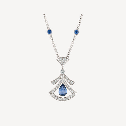 [ECHO ]DREAM NECKLACE AGATE DIAMOND SILVER